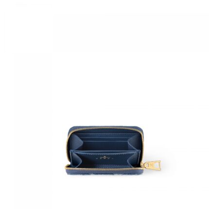 Louis Vuitton M82957 Zippy Coin Purse Denim Blue