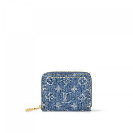 Louis Vuitton M82957 Zippy Coin Purse Denim Blue
