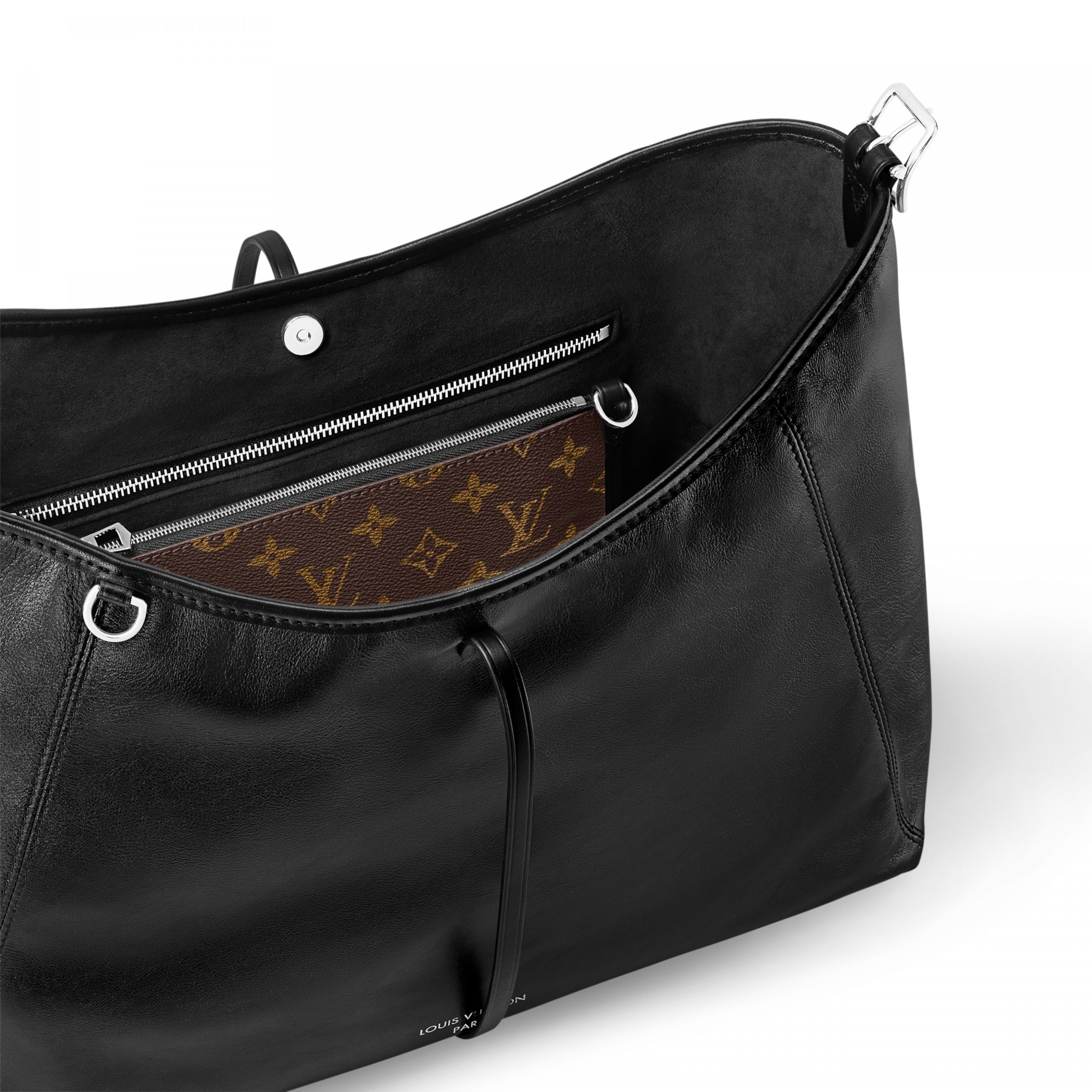 Louis Vuitton M25143 CarryAll Dark MM Black Louis Vuitton M25143 CarryAll Dark MM Black