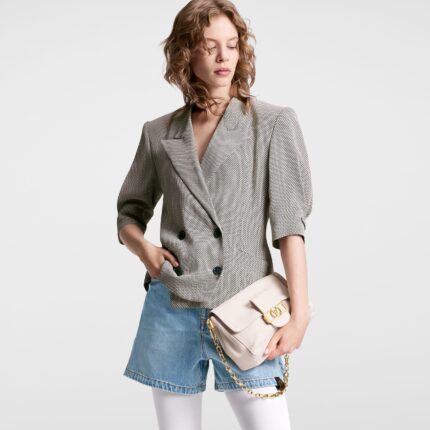 Louis Vuitton M25050 Dauphine Soft MM White