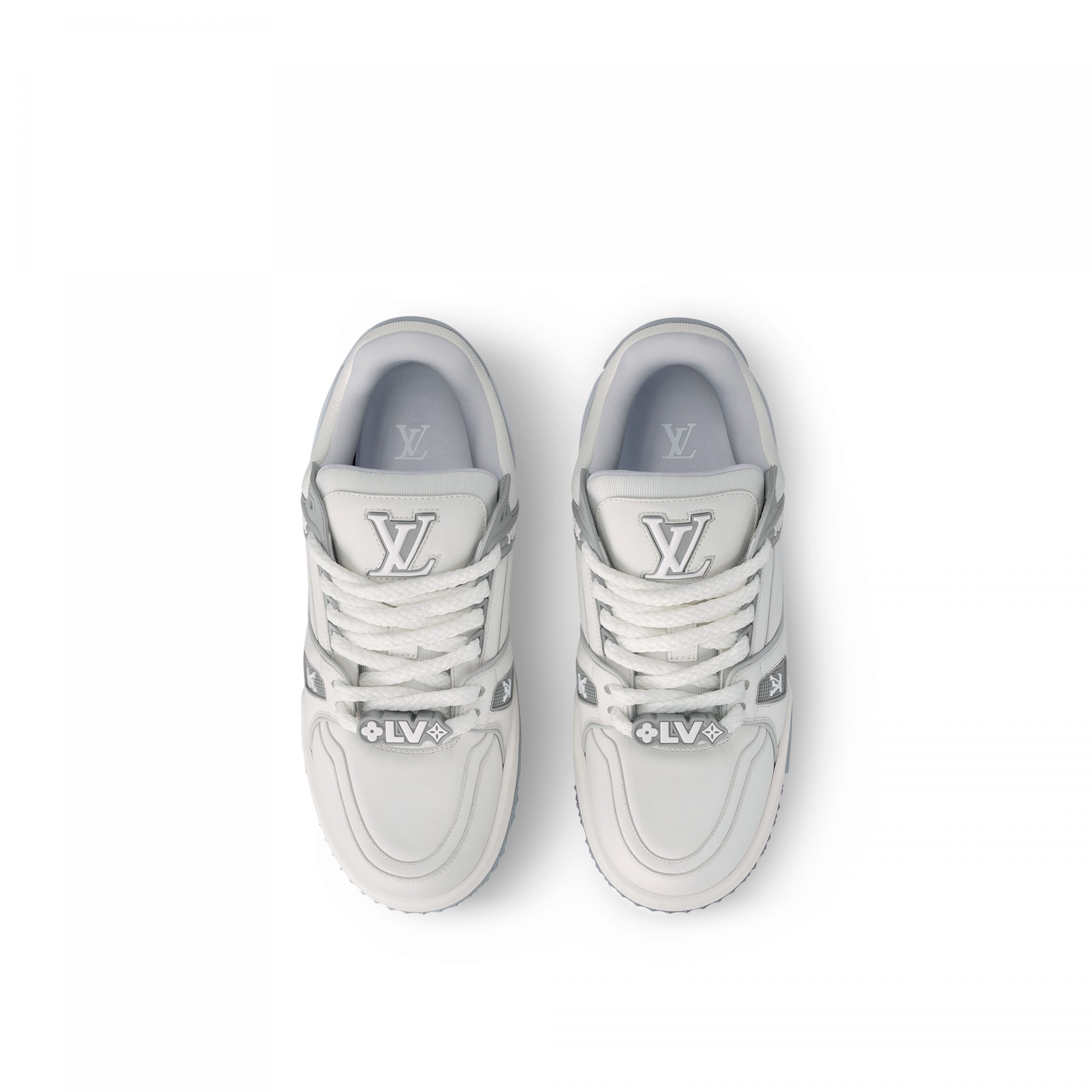 Louis Vuitton LV Trainer Maxi Sneaker Gray 1ACPPP Louis Vuitton LV Trainer Maxi Sneaker Gray 1ACPPP