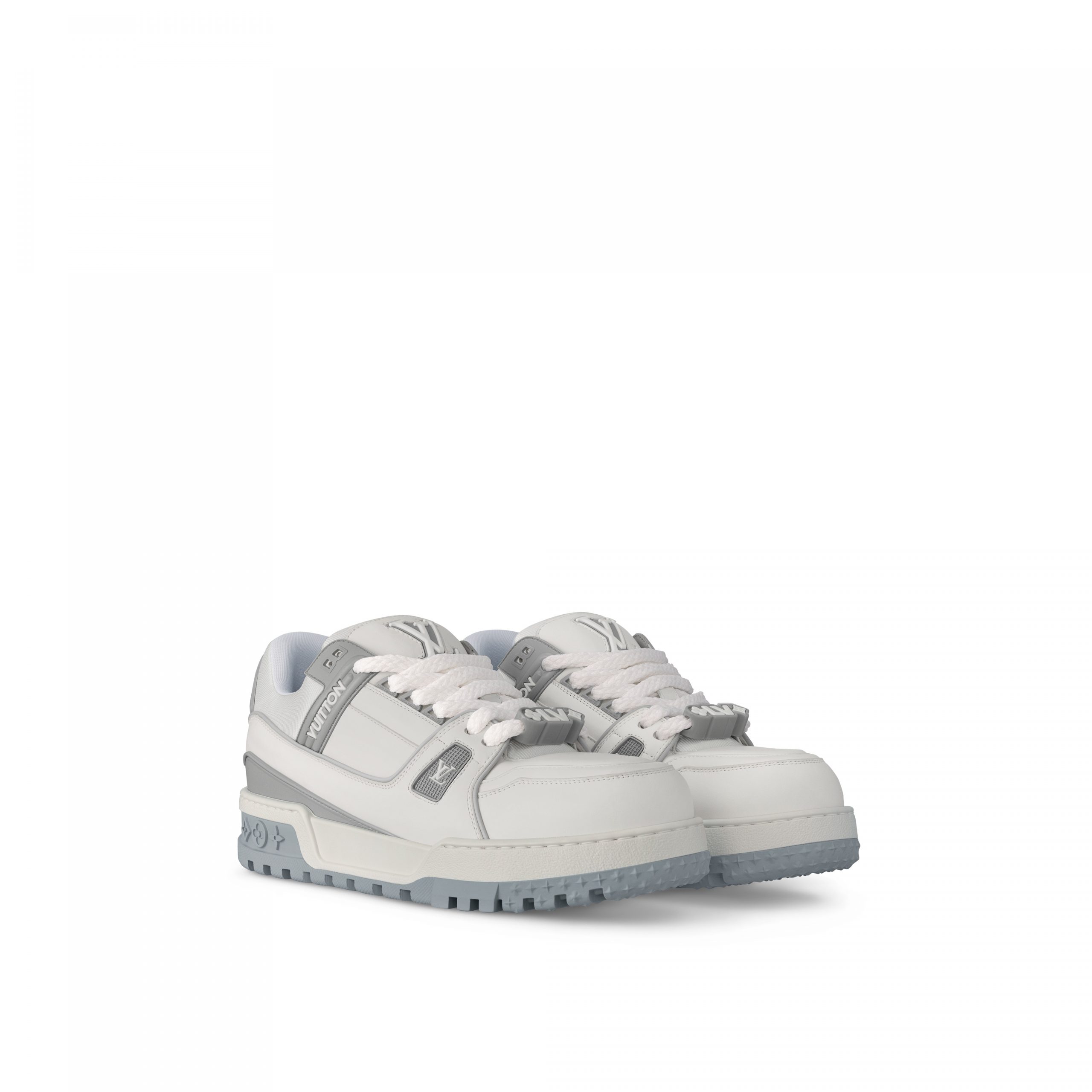 Louis Vuitton LV Trainer Maxi Sneaker Gray 1ACPPP Louis Vuitton LV Trainer Maxi Sneaker Gray 1ACPPP