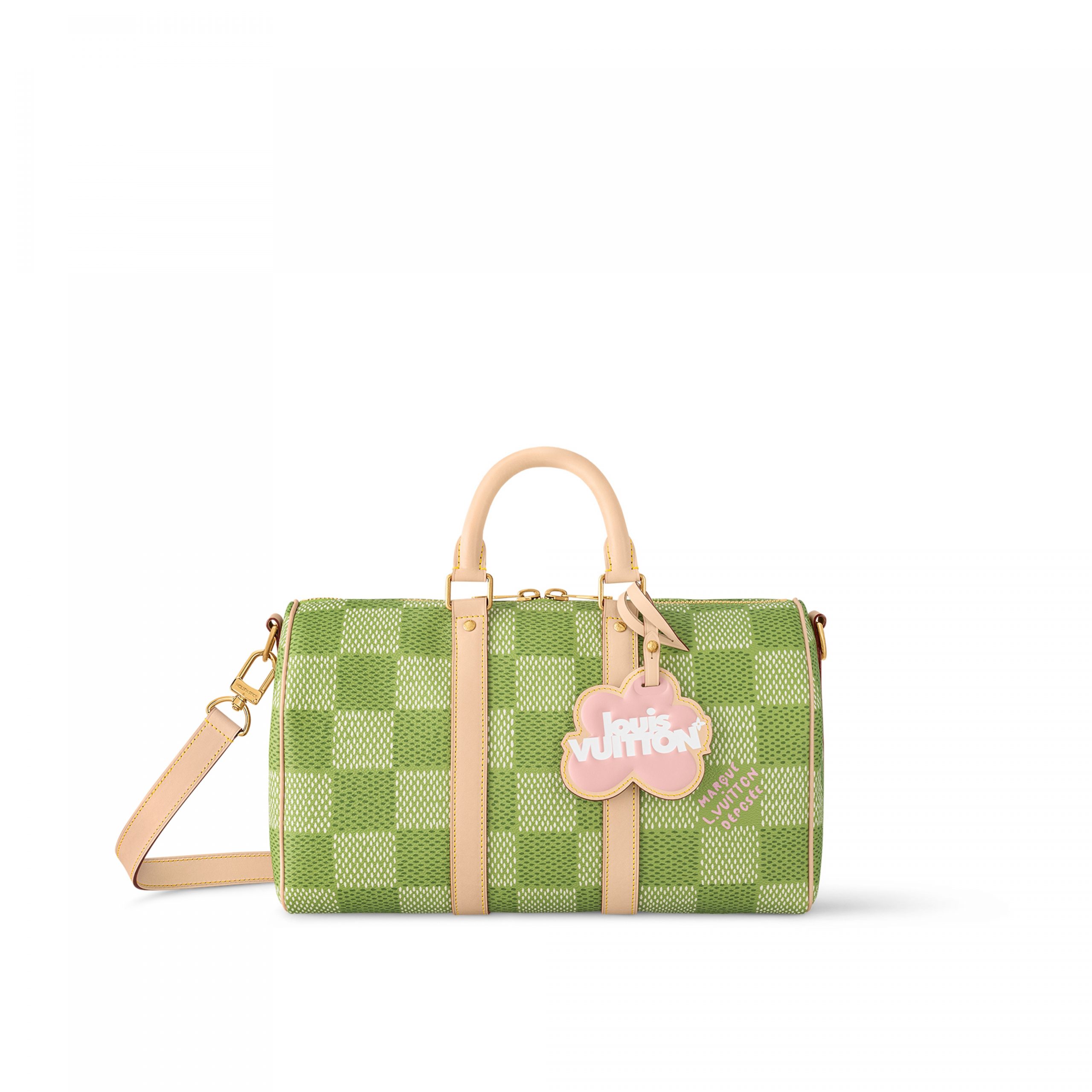 Louis Vuitton N40671 Keepall Bandoulière 35 Green Louis Vuitton N40671 Keepall Bandoulière 35 Green