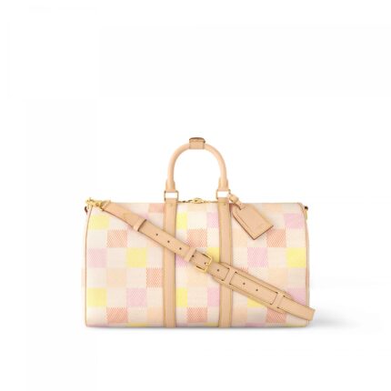 Louis Vuitton N40713 Keepall Bandoulière 45 Peach