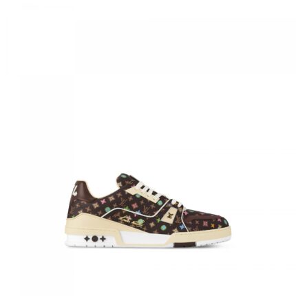 Louis Vuitton X Tyler 1ACXBQ LV Trainer Sneaker Moka Brown