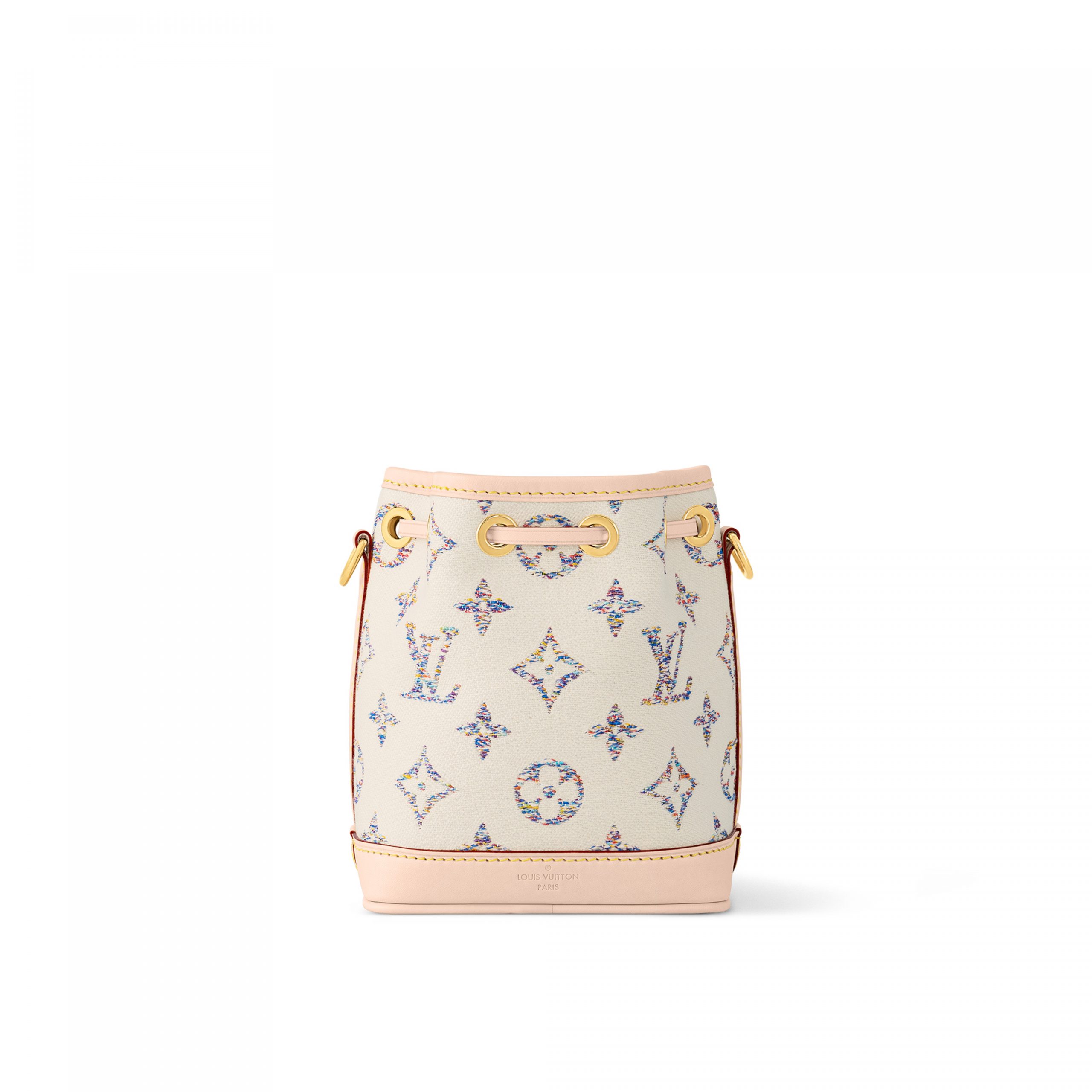 Louis Vuitton Nano Noé M83453 Multicolor White Louis Vuitton Nano Noé M83453 Multicolor White