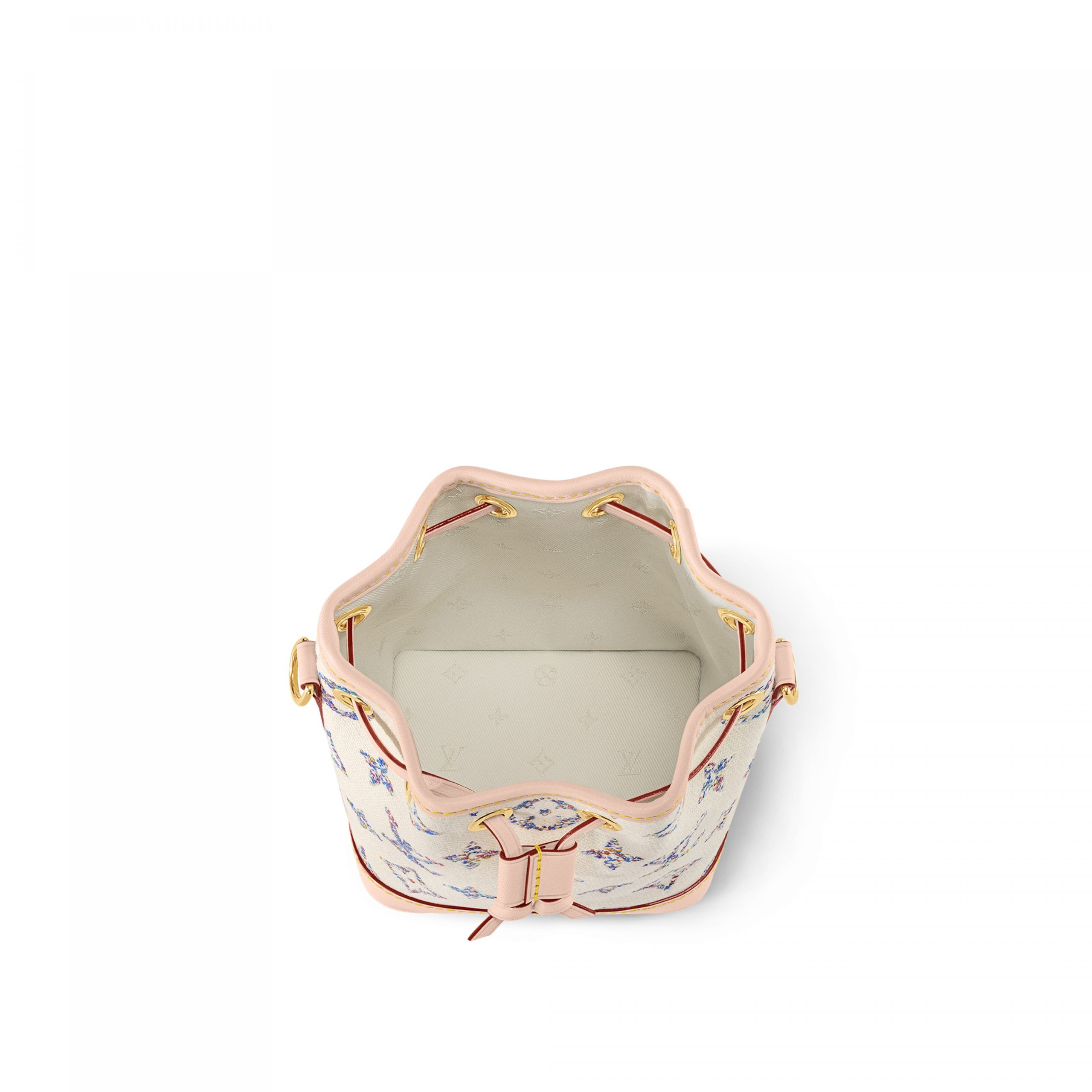 Louis Vuitton Nano Noé M83453 Multicolor White Louis Vuitton Nano Noé M83453 Multicolor White