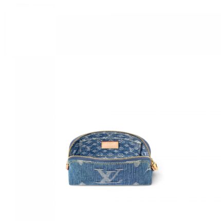 Louis Vuitton M24316 Pochette Cosmétique PM Denim Blue