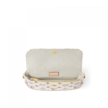 Louis Vuitton M83499 Wallet on Chain Ivy Multicolor White