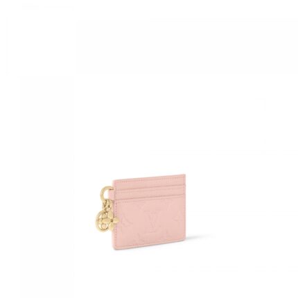 Louis Vuitton M83562 LV Charms Card Holder Opale Pink