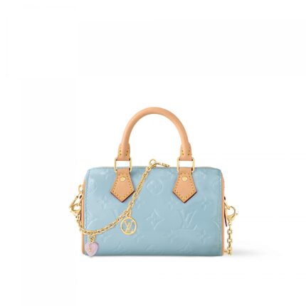 Louis Vuitton M83000 Nano Speedy Sky Blue