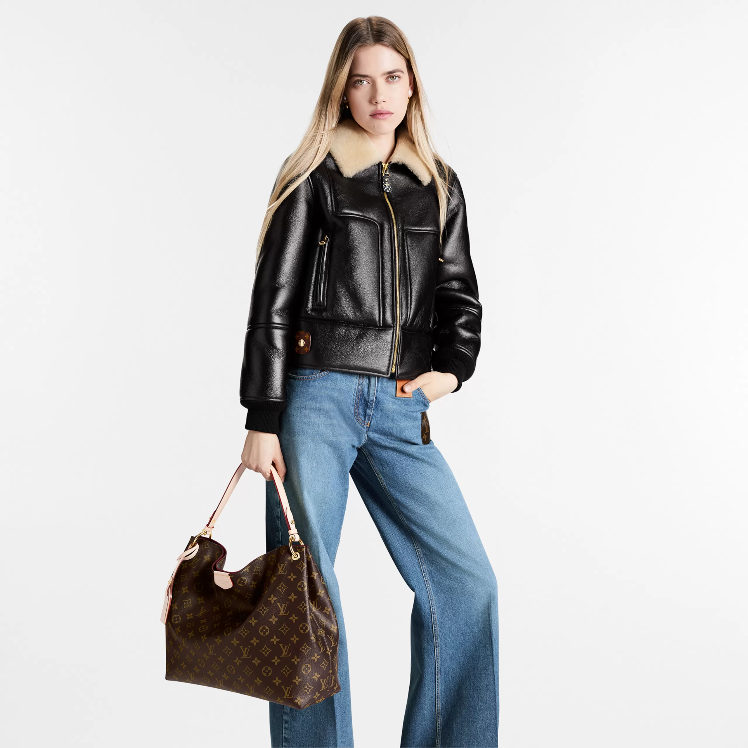 Louis Vuitton M43703 Graceful MM Pivoine Pink Louis Vuitton M43703 Graceful MM Pivoine Pink