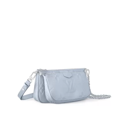 Louis Vuitton M47173 Multi Pochette Accessoires Blue Washed