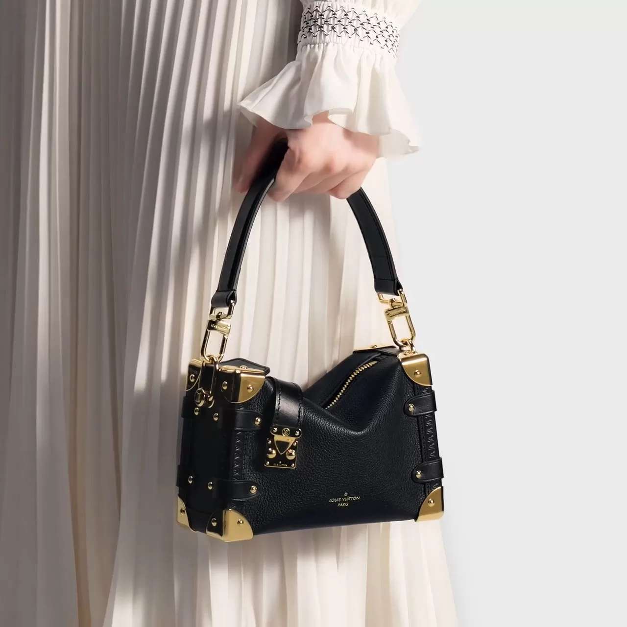 Louis Vuitton M23817 Side Trunk PM Black Louis Vuitton M23817 Side Trunk PM Black