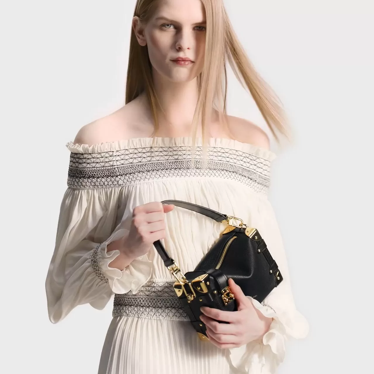 Louis Vuitton M23817 Side Trunk PM Black Louis Vuitton M23817 Side Trunk PM Black