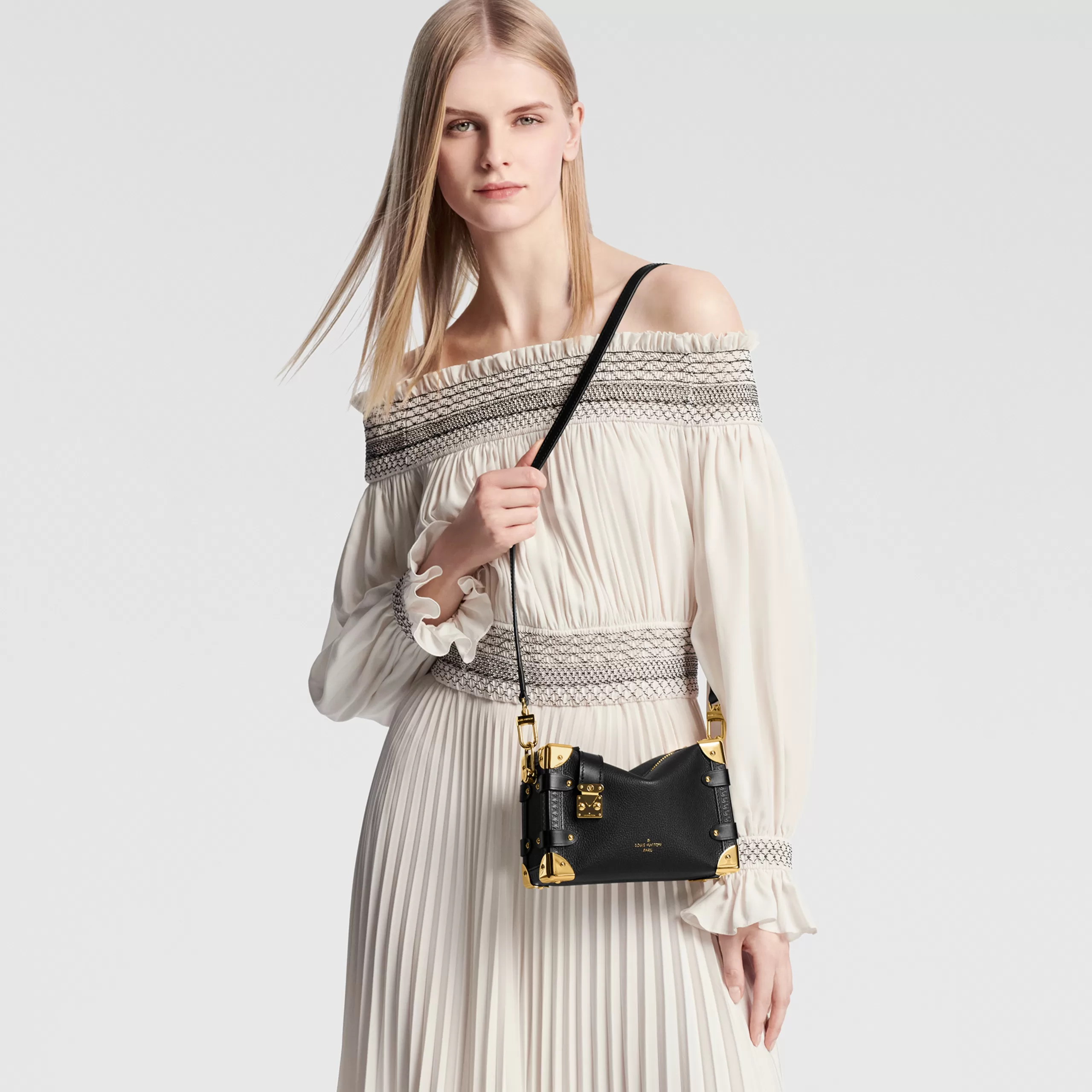 Louis Vuitton M23817 Side Trunk PM Black Louis Vuitton M23817 Side Trunk PM Black