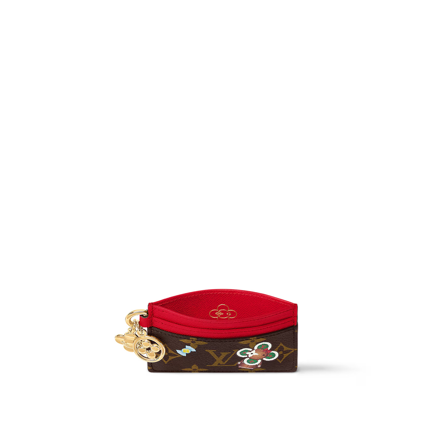 Louis Vuitton M12215 EARLY ACCESS LV Charms Card Holder Candy Red Louis Vuitton M12215 EARLY ACCESS LV Charms Card Holder Candy Red