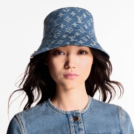 Louis Vuitton M7951M Denim Bucket Hat Blue