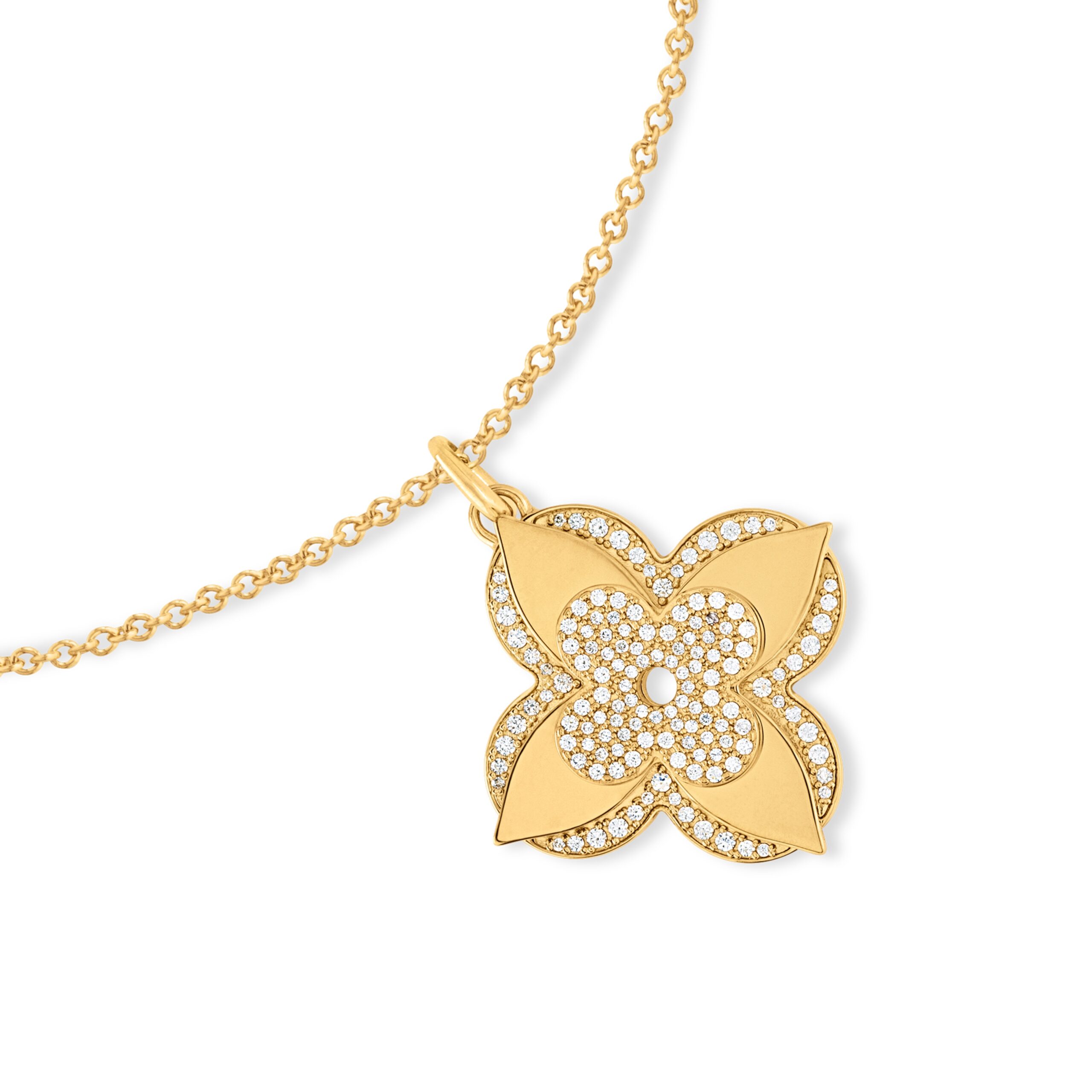 Louis Vuitton M02001 LV Medaillon Necklace Gold-Color Louis Vuitton M02001 LV Medaillon Necklace Gold-Color