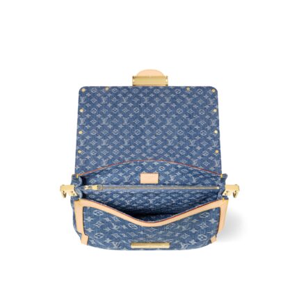 Louis Vuitton M13319 Dauphine Soft GM Denim Blue