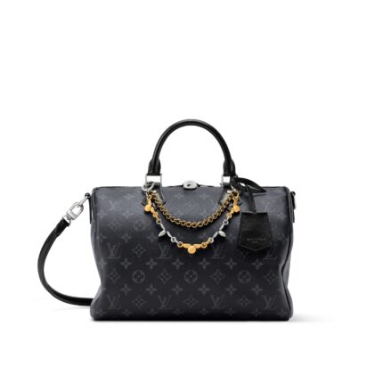 Louis Vuitton M15102 Speedy Soft 30 Monogram Eclipse/Black