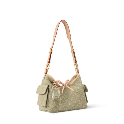 Louis Vuitton M27623 Carryall Cargo PM Khaki Denim