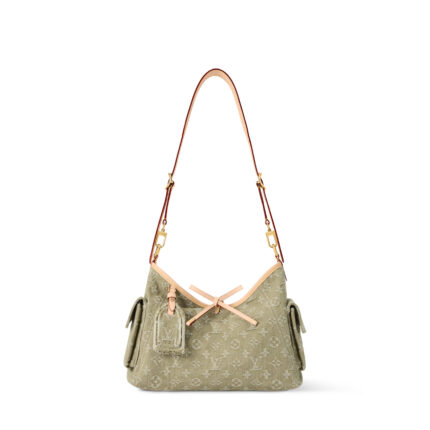 Louis Vuitton M27623 Carryall Cargo PM Khaki Denim