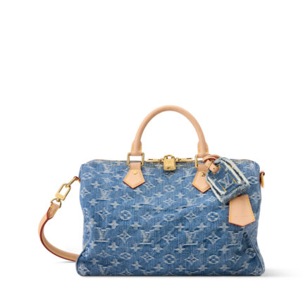 Louis Vuitton M14430 Speedy Soft 30 Blue Denim